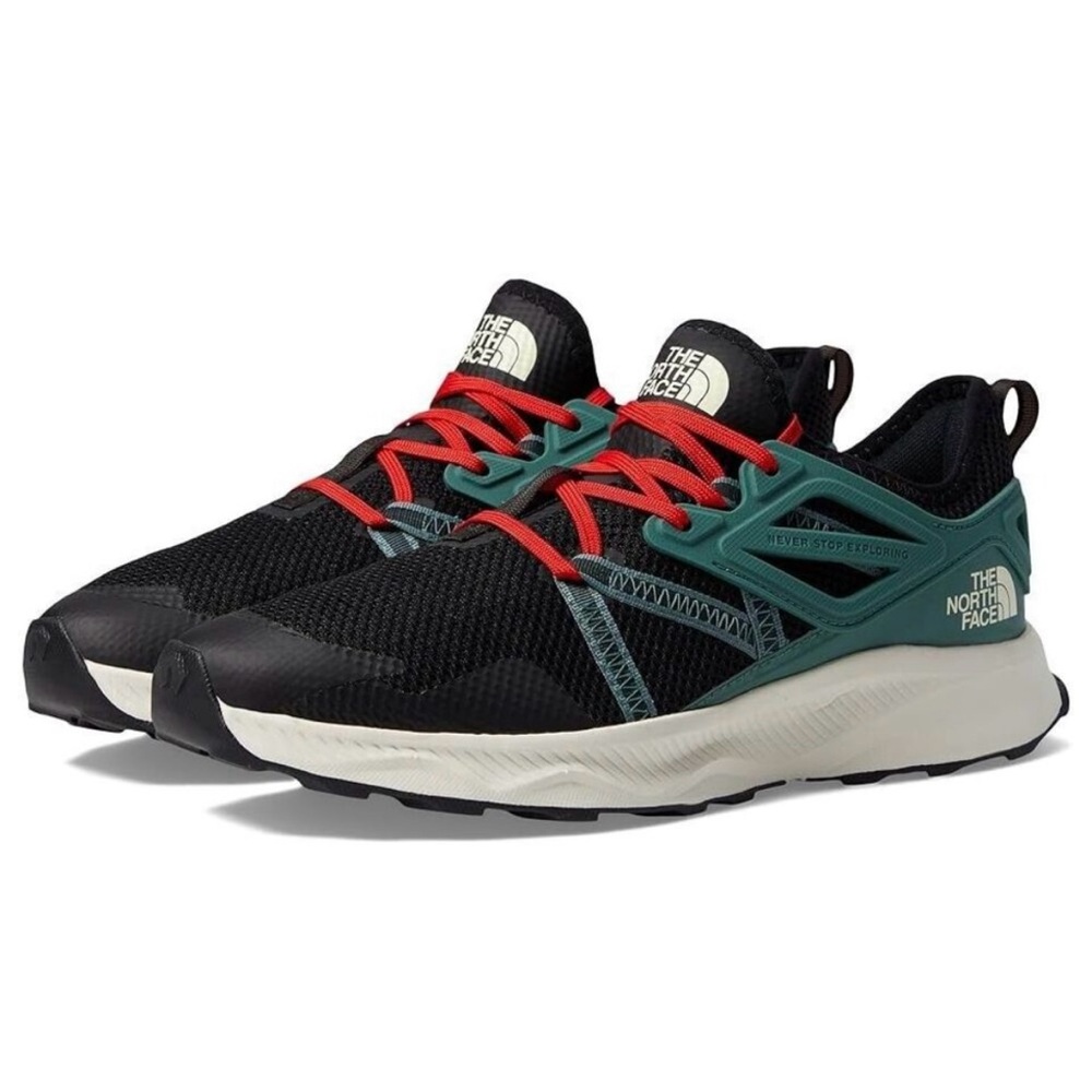 The North Face Oxeye NF0A7W5SO13-090 Shoes Men's 9 Black Dark Sage Hiking SUN95
